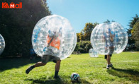 inflatable zorb ball makes people excited